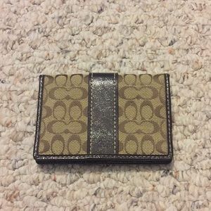 Coach monogram wallet